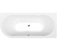 Polysan Viva baignoire d’angle 175x80 cm côté droit blanc 78119