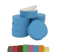 PolySound Sylo Lot de 8 Pieds de Haut-Parleur Haut de Gamme - Bleu - 7 à 15 kg - Découpe à l'eau - Non perforés - Fabriqué en Allemagne