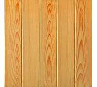 Polystyrène PS Panneaux de plafond 50x50cm lambris de plafond aspect bois imitation bois panneau muraux épaisseur 2-3mm (25 m² = 100 pièces)