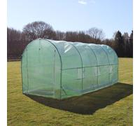 Polytunnel avec film plastique Serre Maison de tomates Maison de plantes Tunnel en plastique