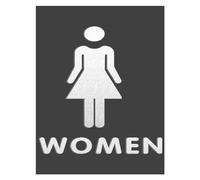 polyuréthane creux. Panneau d'orientation des toilettes hommes/femmes for centre commercial et immeuble de bureaux - Plaque de rappel sur la porte(R)