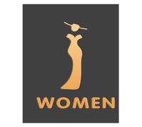 polyuréthane creux. Panneau d'orientation des toilettes hommes/femmes for centre commercial et immeuble de bureaux - Plaque de rappel sur la porte(J)