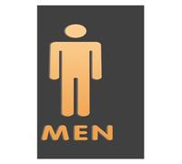 polyuréthane creux. Panneau d'orientation des toilettes hommes/femmes for centre commercial et immeuble de bureaux - Plaque de rappel sur la porte(K)