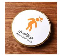 polyuréthane creux. Plaque acrylique for porte de toilettes hommes et femmes avec un message de bienvenue(26,15cm x 15cm)