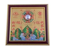 polyvalent de Tradition Taoiste Feng Shui de Protection Talisman BAGUA Miroir Pakua + Gratuit Rouge Bracelet cordon G9004
