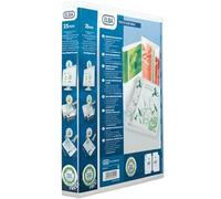 OXFORD Classeur Polyvision Maxivision A4XL Dos 40mm 4 anneaux Couverture Polypro Incolore