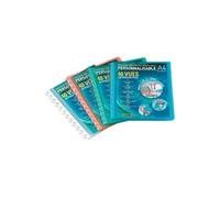 Oxford Porte-vues personnalisable Polyvision A4 – Polypropylène, 20 pochettes (40 vues) – Bleu