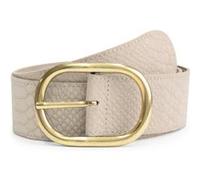 POM Amsterdam Belt - Olivia Suede Ecru Taille: 75 | Ceintures Outlet | Femme | Marron