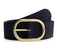 POM Amsterdam Belt - Olivia Suede Navy Taille: 75 | Ceintures Outlet | Femme | Bleu