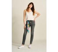 POM Amsterdam Jeans - Elize Slim Grey Storm Taille: 34 | Pantalons slim Outlet | Femme | Gris