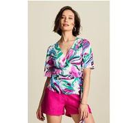 POM Amsterdam Top - Wrap Fiore Di Zucca Multi Colour Taille: 38 | Chemisiers Outlet | Femme