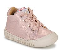 Pom d'Api Baskets montantes enfant YAKA WALK in Rose 20