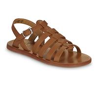 Sandales enfant filles Pom d'Api PLAGETTE STRAP Marron 33