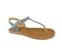 Pom D'Api - Sandales Plates Élégantes pour l'Été - Femme - Chaussures - Vert - Taille: 39 EU