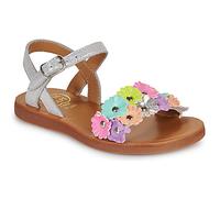 Sandales plates filles Pom d'Api PLAGETTE MULTI FLO Multicolore 30
