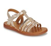 Sandales plates filles Pom d'Api PLAGETTE NEW SALOME Doré 27
