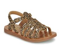 Pom d'Api Sandales plates PLAGETTE STRAP in Marron 26