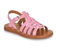Pom d'Api Sandales plates PLAGETTE STRAP in Rose 34