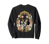 Pom-Pom Girl Cheerleading Cheer Cheer Coquette Catholique Sacred Rose Sweatshirt