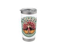 Pom-pom girl Thanksgiving - Cheers For The Feast Gobelet isotherme en acier inoxydable double paroi