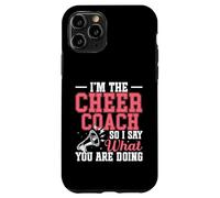 Pom-Pom Girls Cheer Coaching Poms Je suis The Cheer Coach Coque pour iPhone 11 Pro