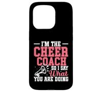 Pom-Pom Girls Cheer Coaching Poms Je suis The Cheer Coach Coque pour iPhone 15 Pro