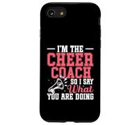 Pom-Pom Girls Cheer Coaching Poms Je suis The Cheer Coach Coque pour iPhone SE (2020) / 7/8