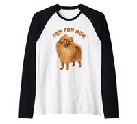 POM POM MOM - Adorable Amant Chien Poméranie Manche Raglan