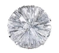 Pom Poms For Cheerleading - 30 cm Large Girls Kids Poms For Danse Teams | Easy To Work Cheerleading Props With Finger-Friendly Rings, 30 cm Foil Sport Team Spirit Cheering Items For Squad Team