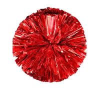 Pom Poms For Cheerleading - 30 cm Large Girls Kids Poms For Danse Teams | Easy To Work Cheerleading Props With Finger-Friendly Rings, 30 cm Foil Sport Team Spirit Cheering Items For Squad Team
