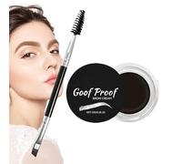 Pomade À Sourcils - Crème Résistante À La Transpiration Avec Pinceau,Maquillage Sourcils Naturel,Pour Types De Peau Volumineux Anniversaire Noël Fête Des Mères Femmes Filles