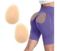 POMAMZ 1 Paire Coussinets Fessiers Silicone Adhésifs, Beige, | Ces coussinets adhésifs comblent le creux des hanches et rehaussent les fesses pour un galbe invisible sous jeans et robes