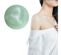 POMAMZ Grandes épaulettes en Silicone Souple Auto-adhésif antidérapant Epaulettes Invisibles Push-up Adhésif Epaulières pour Femmes et Hommes, L