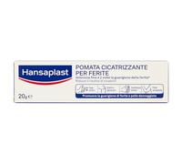 Hansaplast Pommade cicatrisante pour plaies, crème cicatrisante pour plaies et peau endommagée, cicatrisante pour réduire le risque de cicatrices, 1 paquet de 20 g