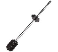 pomdor - Bâton Support Brosse WC avec brosse + couvercle Chrome recampd