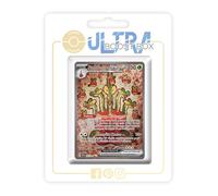 Pomdorochi ex 167/142 Alternative Pokémon Gallery Secrète - Myboost X Écarlate et Violet 7 Couronne Stellaire - Coffret de 10 Cartes Pokémon Françaises