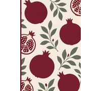 Pomegranate Composition Composition Notebook - College Ruled - 6" x 9" - 120 Pages