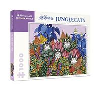 Pomegranate Puzzle de 1000 pièces pour adultes, chats de la jungle de B. Kliban, finition mate, ajustement parfait, puzzle chat