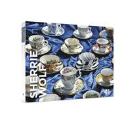 Pomegranate Puzzle de 1000 pièces pour adultes, Sherrie Wolf's Sea of Tea, finition mate, ajustement parfait