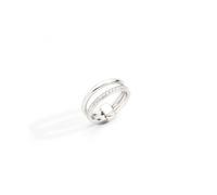 Pomellato - Bague en Or Blanc 18 carats avec Diamant - Femme - Accessoires - Gris - Taille: 55 MM