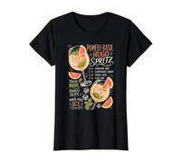 Pomelo Basilic Hugo Spritz Cocktail Recette Boisson au vin T-Shirt Graphique avec Valeur