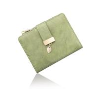 Pomelo Best Petit Portefeuille pour Femme - Blocage RFID - Compartiment à Monnaie avec Fermeture éclair - Portefeuille à Double Rabat en Cuir PU