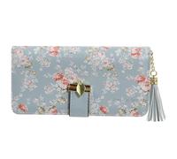 Pomelo Best Portefeuille à rayures multicolores pour femme, Chinarose, m, Classique