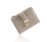 Pomelo Best Portefeuille Femme Cuir Porte Monnaie avec Fermeture éclair Poche à Monnaie, Compartiments Cartes à Bouton Pression - Petit Portefeuille Femme idéal pour Voyages