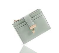 Pomelo Best Portefeuille Femme Cuir Porte Monnaie avec Fermeture éclair Poche à Monnaie, Compartiments Cartes à Bouton Pression - Petit Portefeuille Femme idéal pour Voyages