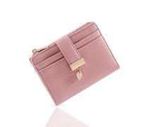 Pomelo Best Portefeuille Femme Cuir Porte Monnaie avec Fermeture éclair Poche à Monnaie, Compartiments Cartes à Bouton Pression - Petit Portefeuille Femme idéal pour Voyages