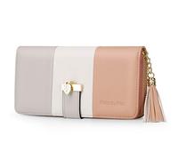 Pomelo Best Portefeuille Femme Cuir Porte Monnaie Porte-chéquiers Porte-Cartes pour 12 Cartes, Classique
