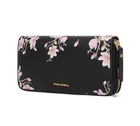 Pomelo Best Portefeuille Femme Grand Format (Dessin de Magnolia)