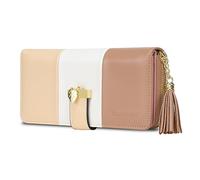 Pomelo Best Portefeuille pour Femme avec Blocage RFID - Grande capacité - avec Plusieurs emplacements pour Cartes - Fermeture éclair - Apricot/Kaki