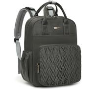 Pomelo Best Sac à Dos à Langer pour Bébé avec Matelas à Langer, Sac à Dos Loisirs Imperméable avec Sangles pour Voyage Camping et Quotidien (Gris foncé)